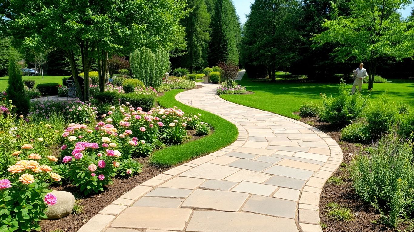 Decorative stone path landscaping ideas for Ottawa gardens and yards Decorative stone path landscaping ideas for Ottawa gardens and yards